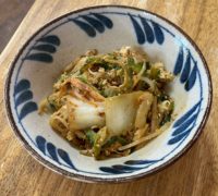 ゴーヤーチャンプルーキムチ